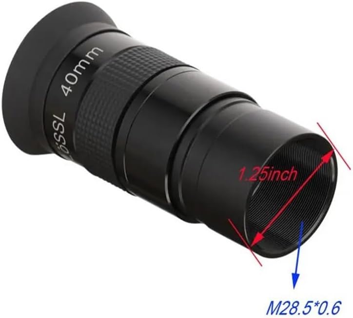 Astrophotography Accessories Astronomy Telescope 1.25" 40mm Eyepiece Metal 40° Apparent Field View Fully Multi Green Coated