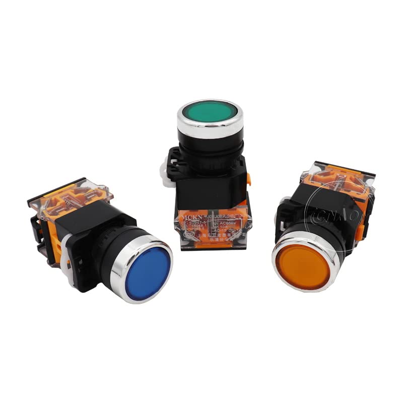 Y☆203 ぶるー uxcell a16031500ux1771 LA38-203 AC 400V 10A 2 Position ON