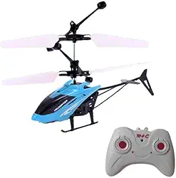 MINI HELICÓPTERO COM LUZ E SENSOR DE MÃO USB RECARREGÁVEL CONTROLE REMOTO -BRINQUEDO VOA DE VERDADE