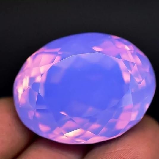 Natural 98.00 Ct Bi-Color-Pink Opal Welo Oval Shape Untreated Loose Gemstone Collectible Gems Stone for Making Jewelry