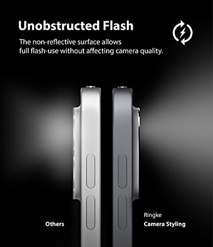 Image of Ringke Camera Styling Aluminum Frame Camera Lens Protector Ring Designed for iPad Pro (2020) 11 inch, 12.9 inch - Black