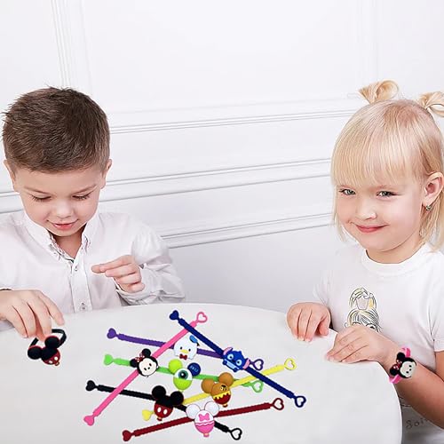 Yaoshuxian 15Pcs Cartoon Characters Rubber Bracelets Wristband Bracelets For Birthday Party Supplies Favors Prize Rewards thumb #5