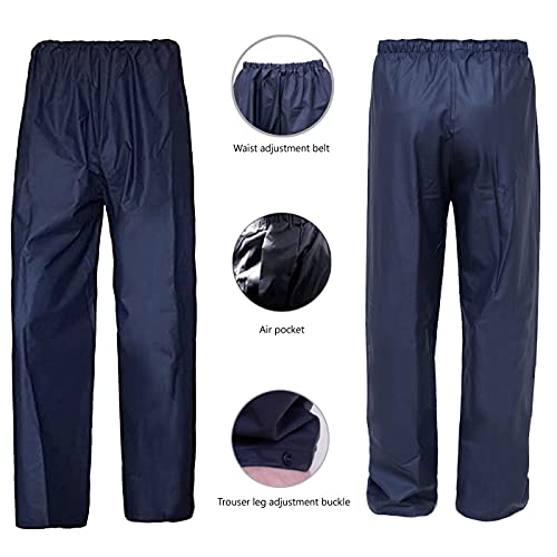 Image of Rain Suits for Men Women Waterproof Work Lightweight Rainwear Rain Coat Rain Gear