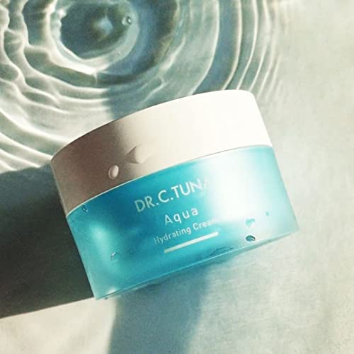 FARMASi Dr. C. Tuna Aqua Hydrating Cream, Intensive Facial Moisturizer with Hyaluronic Acid, Fast-Absorbing Gel Cream for Dryness-Induced Lines, All Skin Types, 1.7 fl oz