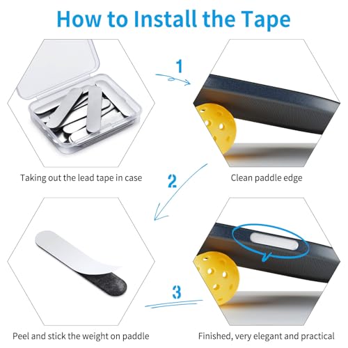 DSCMLIS 30PCS Silver Lead Tapes