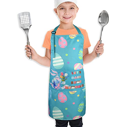 Etiuc Easter Matching Aprons For Kids And Adults Easter Bunny Parent And Child Aprons Kids Easter Eggs Aprons Mommy And Me Aprons Easter Mother Daughter Apron Kitchen Cooking Baking Gardening 2-6Years #TOP5