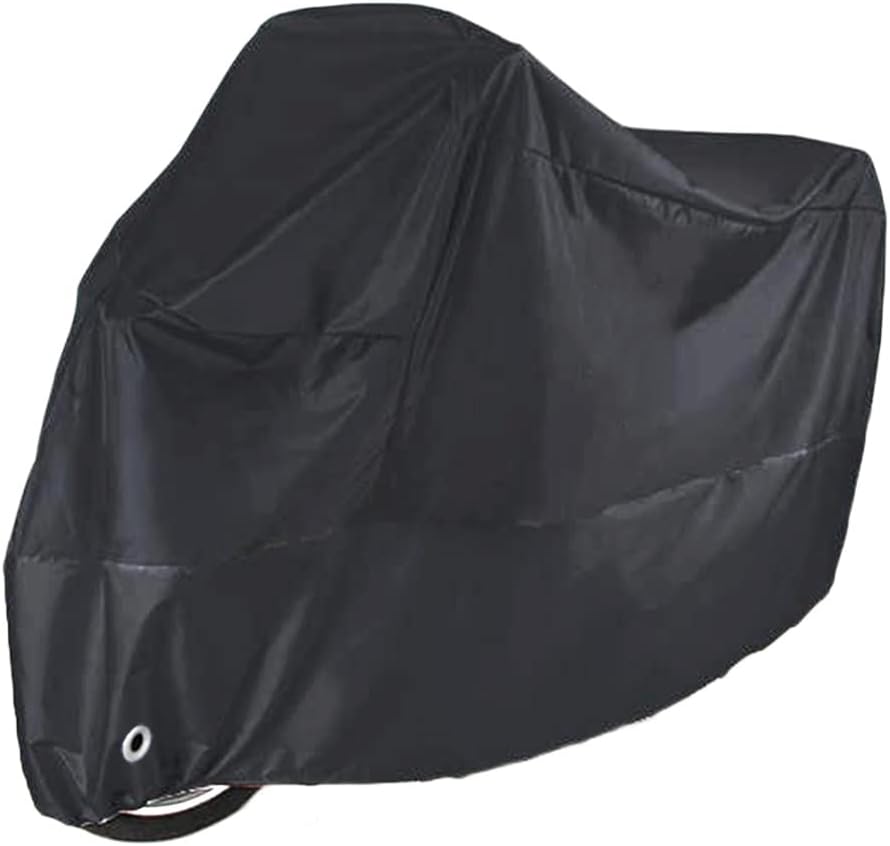 Motorcycle Cover Waterproof Windproof Outdoor Dustproof All Weather Protection,Anti-Theft Silver Lock Holes & Storage Bag, 190T Anti UV Motorcycle Cover Waterproof Windproof Outdoor Dustproof All Weather Protection,Anti-Theft Silver Lock Holes & Storage Bag, 190T Anti UV