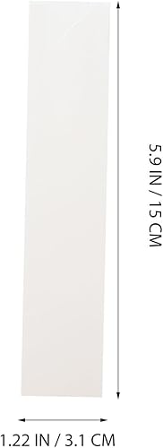 Miniatura 2 de Garneck Bolsa de papel para palillos, 100 unidades, color blanco, bolsa de bolsillo de papel desechable, fundas de embalaje para palillos, bolsa de