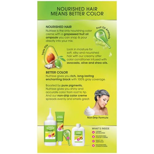 Garnier Nutrisse Haircolor Soft Black pack 2 miniatura 2