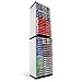 HuPop Torre di archiviazione giochi per PS5 - Supporto per supporto per rack per torre di gioco universale a 36 slot Compatibile con PS5, PS4, Xbox One, Xbox Series X/S, Switch Games Discs