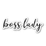 Boss Lady Sticker Inspirational Quotes Stickers - Laptop Stickers - Vinyl Decal - Laptop, Phone, Tablet Vinyl Decal Sticker S54847 (4 Inches)