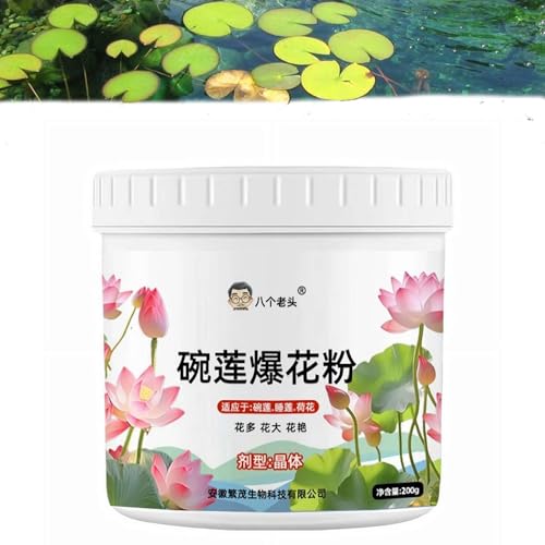 BBASILIYSD Aquatic Plant Fertilizer,200g Aquarium Plant Fertilizer,Effective Growth Lotus Foods, Lotus Nutrients for Bowl Lotus, Water Lily, Lotus