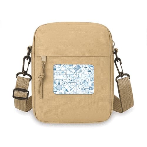 Sac pour téléphone portable bleu à motif électromagnétique contre l'encombrement