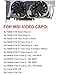 Graphics Card Cooling Fans Suitable for MSI GTX 460 560 560Ti N460 N560 HD 6870 6950 R6870 R6950 Frozr II for Zotac GTX 770 970 Series Desktop PLD08010S12HH 75mm 12V 0.35A 4Pin GPU Fan