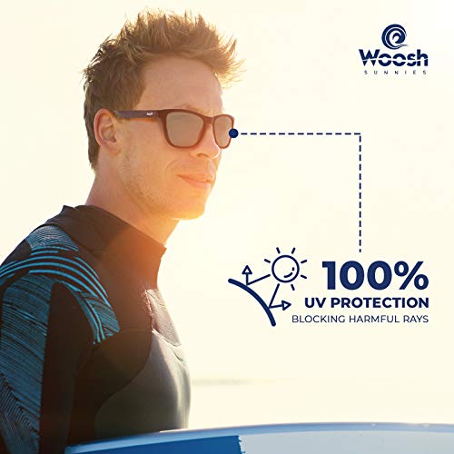 Image of Woosh Polarized Lightweight Sunglasses for Men and Women -Unisex Sunnies for Fishing Beach Running Sports and Outdoors
