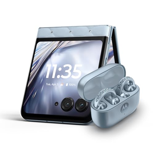 Motorola razr – 2025 and Moto Buds Loop with Crystals by Swarovski