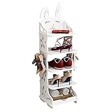 rack zapatos 50 pares ★ Esquinas redondeadas fáciles de usar para evitar accidentes y cuidar bien de usted y su familia.