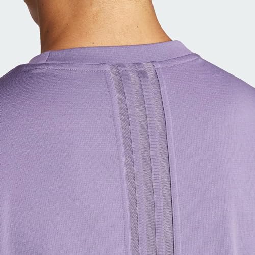 Adidas Herren HIIT Workout 3-Stripes Tee, Shadow Violet, M – Ansicht 6