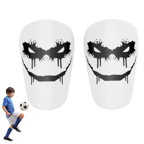 OUDQFCJ 1 Paio Extra Mini per Giovani e Adulti, Parastinchi Calcio Comodi e Protettivi 10 x 6 cm