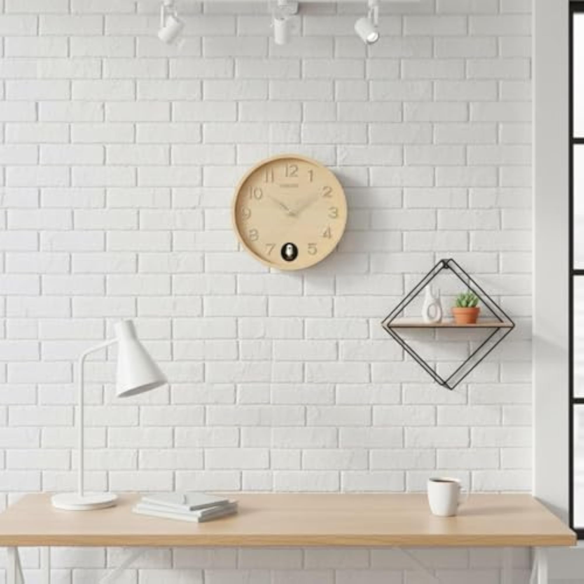 Modern Simple Design Cuckoo Wall Timepiece
