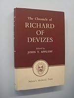 Cronicon Richardi Divisensis De Tempore Regis Richardi Primi - The Chronicle of Richard of Devizes of the Time of King Richard the First B003462EKG Book Cover