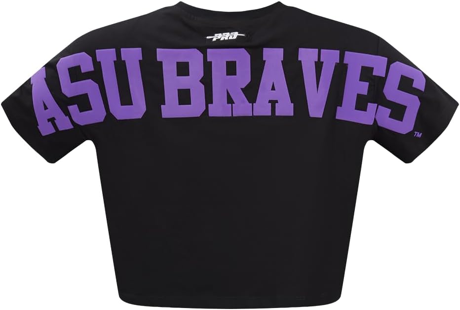 Pro Standard NCAA Womens Womens College Wingspan Cotton Short Sleeve Boxy Tee - Image 6