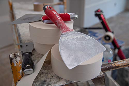 Deluxe Drywall Hand Tool Set, Stainless Steel - Level5 | Pro-Grade | Taping Finishing Tool Blades, Knives, Pan, Mixer, Saw | Sheetrock Gyprock Plasterboard | 5-609 #TOP5