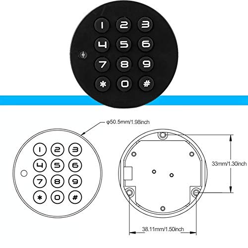 Serrure électronique intelligente code tactile porte armoire tiroir casier - 6