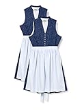 Dirndl BERWIN & WOLFF TRACHT FOLKLORE LANDHAUS Damen Dirndl Kleid 806219 Größe 32