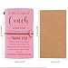 Hiipeenow Coach Appreciation Gifts for Men Women, Leather Travel Journal 140 Pages Presents, Baseball Softball Soccer Basketball Swim Football Coach Gifts, Christmas Birthday Thanksgiving