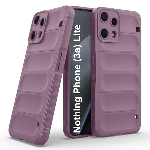 Image of Zapcase Back Case Cover for Nothing Phone 3a Lite | Compatible for Nothing Phone 3a Lite Back Cover | Liquid Silicon Magic Case for with Camera Protection | Lavender