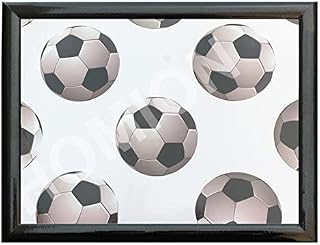HOMION Football Soccer Cushioned Bean Bag laptray Home Laptop Tray Drinks Food Breakfast Lap Tray Football Soccer Lover