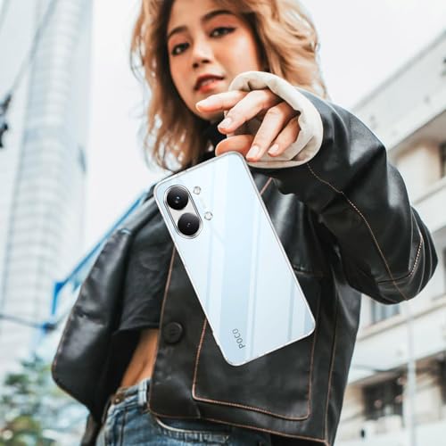 Image of Jkobi Silicone Back Cover Case for Poco X8 Pro Max 5G (Clear Shockproof Case with Camera Protection | Soft and Flexible | Transparent)