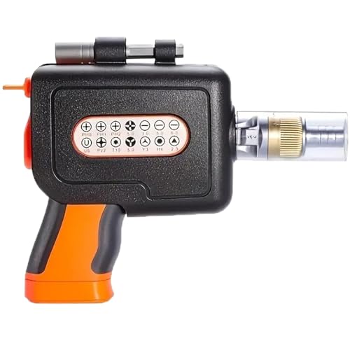 YURNB 16-in-1 Multi Screwdriver Set, Multi Angles Screwdriver Set, with Magnetic Bit,Pop out Magazine Manual Screwdriver Set Tool, with 14 Various Sizes Screwdriver Bits