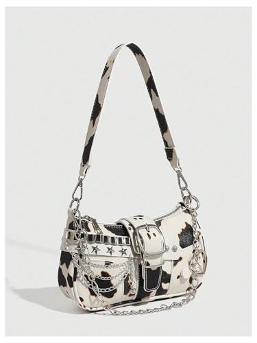 Image of Verdusa Women's Y2k Purse Star Embroidery Cute Shoulder Bag Y2k Accessories