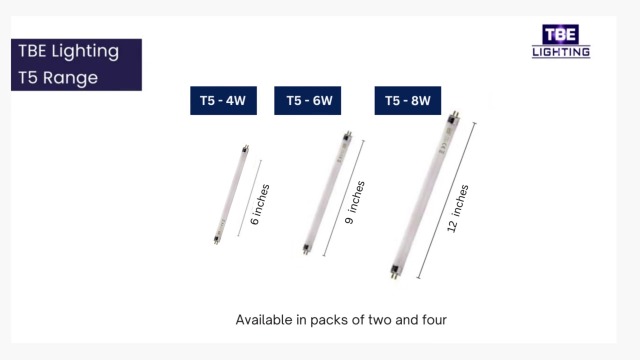 TBE LIGHTING 8w / 12 inch Daylight White 6500K Tubes - F8T5/D