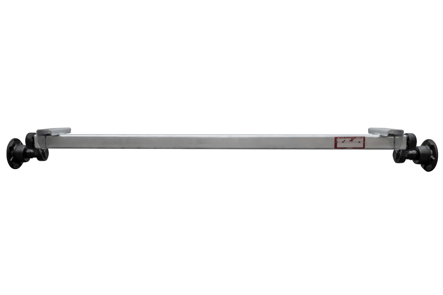 KNOTT Essieu Non freiné VG7-L pour remorque légère 750 kg, entraxe de Fixation 1380 mm et entraxe de moyeux 1880 mm, perçage 4x100 pour réparation et Entretien de châssis