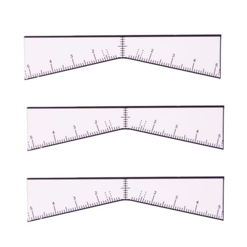 CZJOOY Eyebrow Ruler Sticker Eyebrow Easy Mapping Shaping Sticker Stencil Microblading Pmu Measure Tool Brow Shape Design Positioning Stickers(20Pcs/Bag)