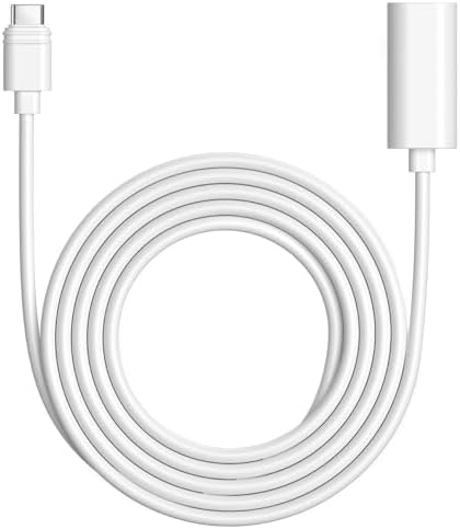 TUSITA 10 ft.USB-C Extension Cable - Compatible with Ring USB-C Solar Panels,Security Cameras