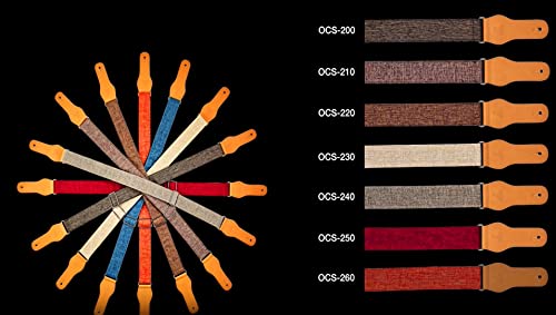 Ortega Guitars Adjustable Guitar Strap - Acoustic Guitar / Bass, Electric Guitar / Bass - Casual Series - Cotton, Dark (OCS-200) - Image 4