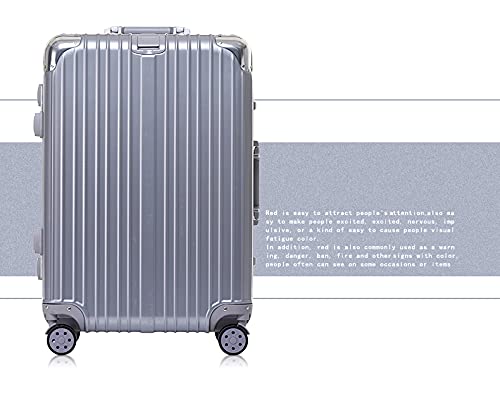 Star river Luggage, trolley case, pink, silver, red, black brown, 20 inches, 22 inches, 24 inches, 26 inches, with 4 sets of rotating wheels, combination lock, telescopic rod, zipper, PC+ABS, 26in2