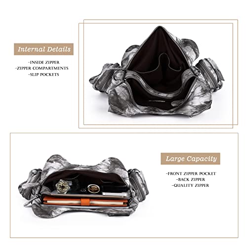 Image of Angel Kiss Purses for Women Soft PU Leather Large Hobo Bags for Women Shoulder Bag | Soft