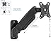 VIVO Height Adjustable Pneumatic Arm Single Monitor Wall Mount, Full Motion Articulating, Fits 17 to 32 inch Screen, Black, MOUNT-V001A