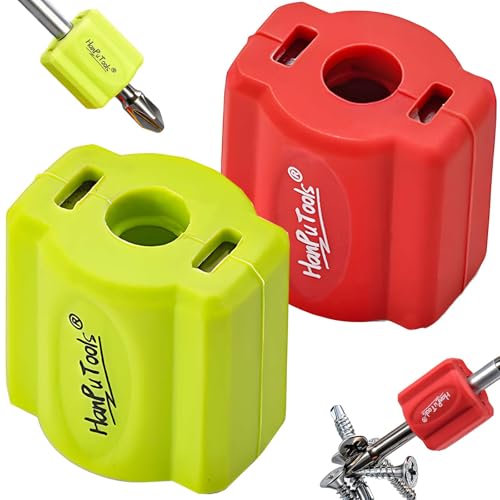 �h�����p���C�X�N�����[�����O 2�p�b�N - ���j�o�[�T�� 4.5mm-6.5mm ����~�߃A�^�b�`�����g ���O���\�ȃV���R���}�O�l�^�C�U�[ �����c�[�� �Z�p�h���C�o�[�ƃp���[�r�b�g�p (���b�h�A�O���[��)