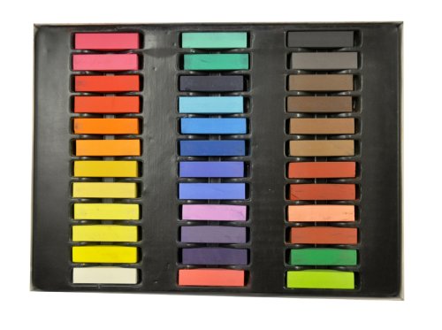 36 Bright Colors Hair Chalk Temporary Hair Color