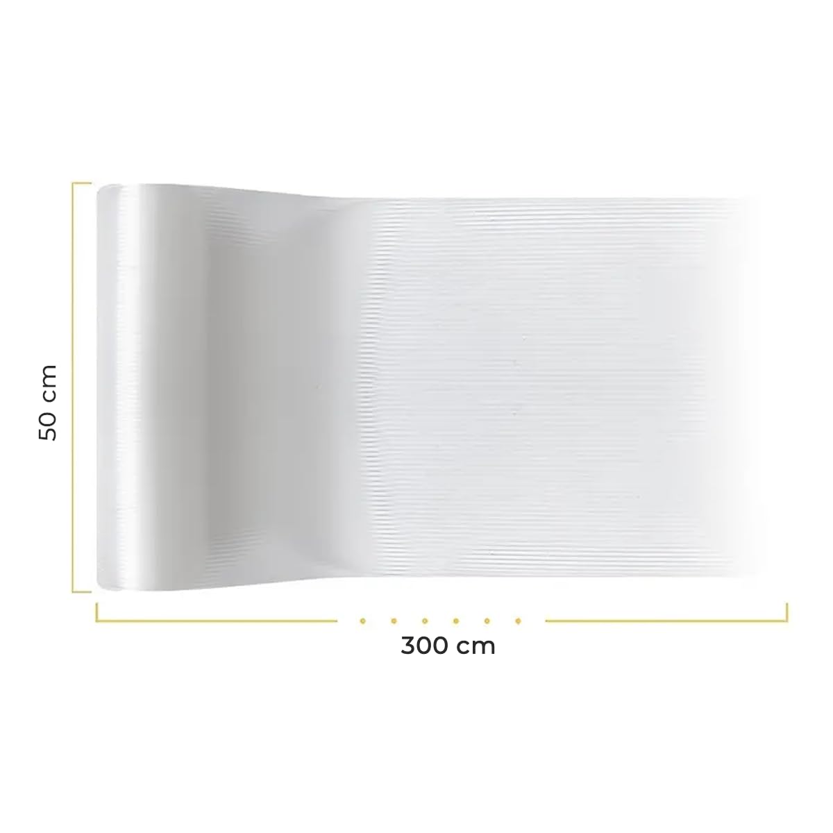 Antypoślizgowa mata ochronna do szuflad i regałów – 300 x 50 cm, przezroczysta, możliwość przycięcia, uniwersalna wkładka do kuchni, łazienki i warsztatu