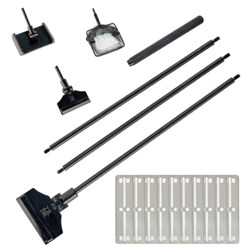 ZRDR Stainless Steel Algae Scraper Aquarium Cleaning Tool for Glass Aquariums, Including Algae...