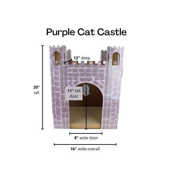 Midlee castle cat scratcher house - image 7