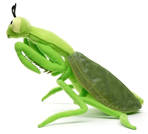 Uni-Toys - Gottesanbeterin - 34 cm (Länge) - Plüsch-Insekt, Heuschrecke - Plüschtier, Kuscheltier