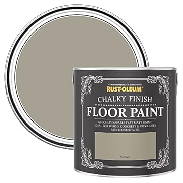 Rust-Oleum Grey Scratch-Resistant Floor Paint in Matt Finish - Half Light 2.5L